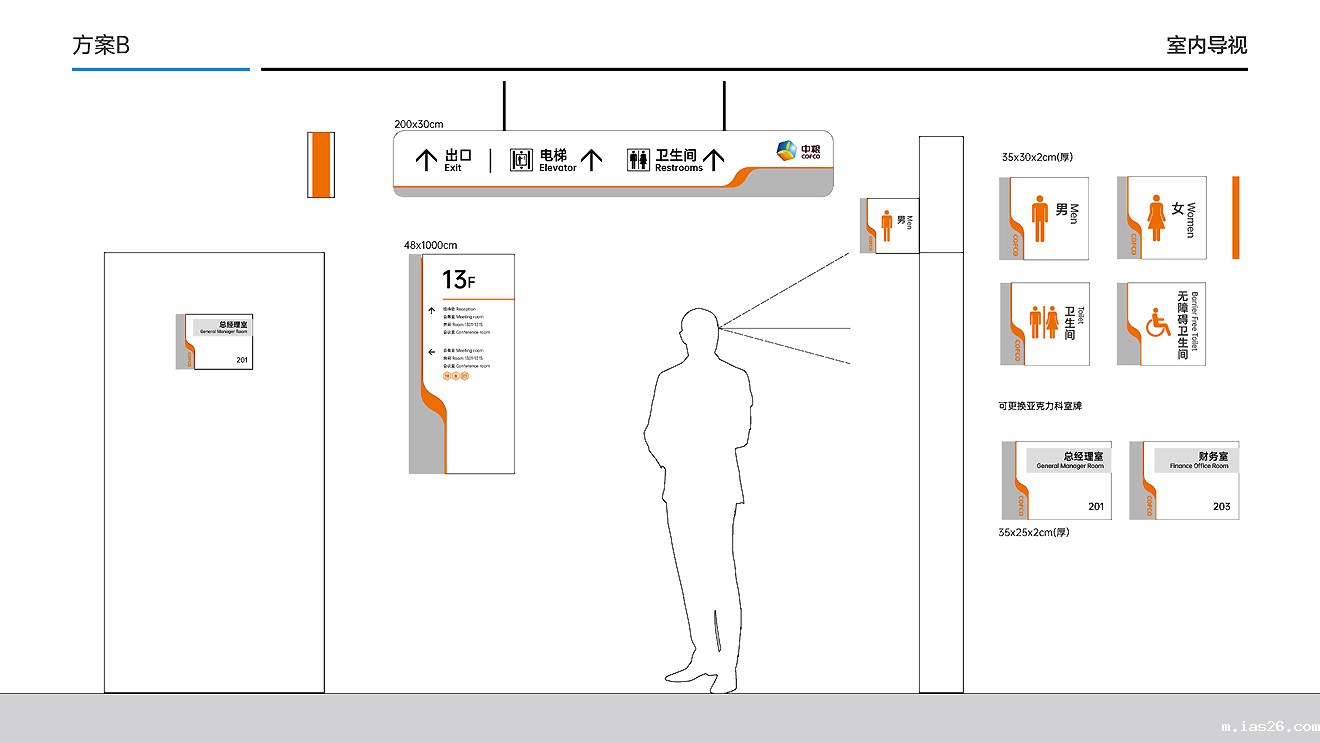 中粮面业（潍坊）公司导视系统设计制作