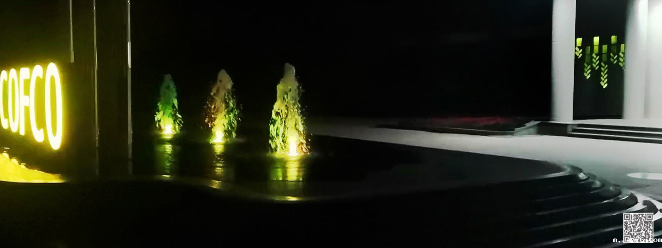 中粮（潍坊）公司厂区文化景观喷泉设计施工